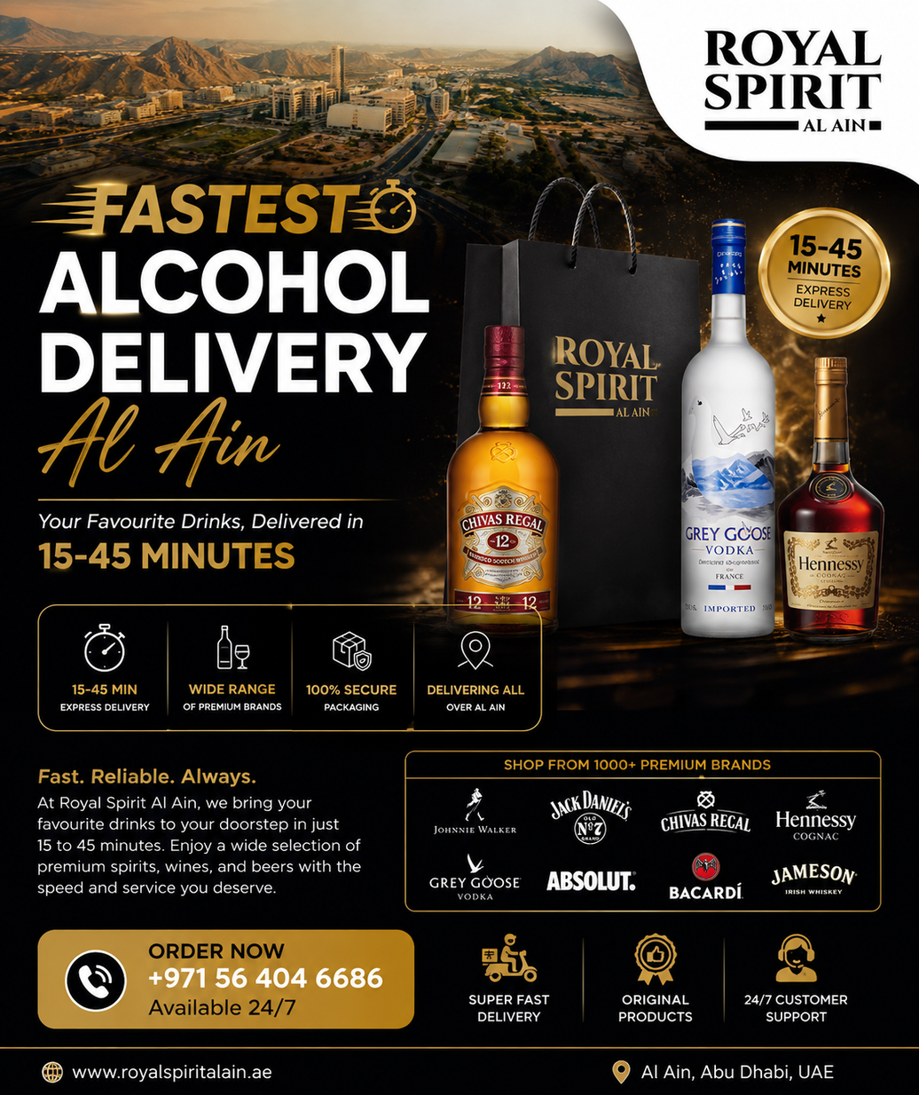 Fastest Alcohol Delivery in Al Ain: Your Complete Guide to Ordering Online