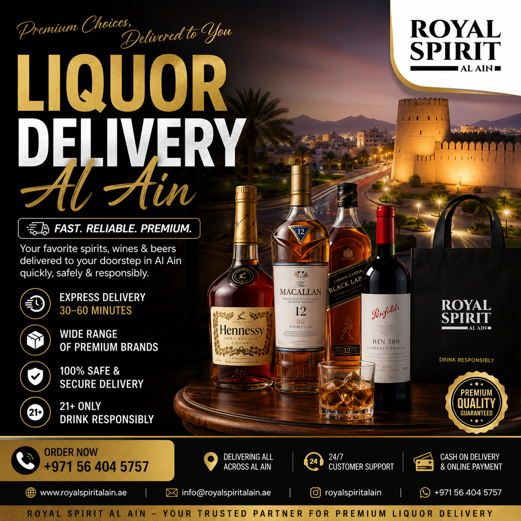 Liquor Delivery in Al Ain: Fast, Discreet & Premium Alcohol Delivered to Your Door
