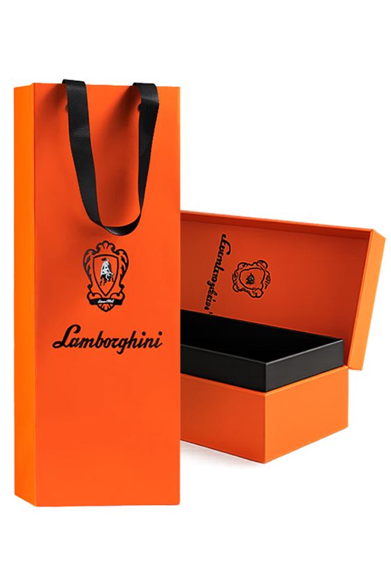 Lamborghini Gift Box + Bag for Single Sparkling Bottle