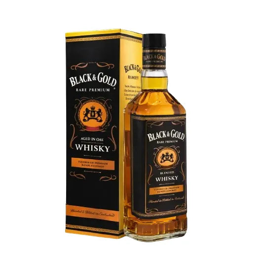 BLACK & GOLD RARE PREMIUM WHISKY 75CL
