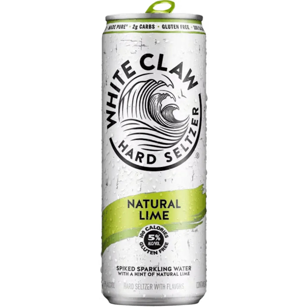 White Claw Hard Seltzer Natural Lime 33CL CAN