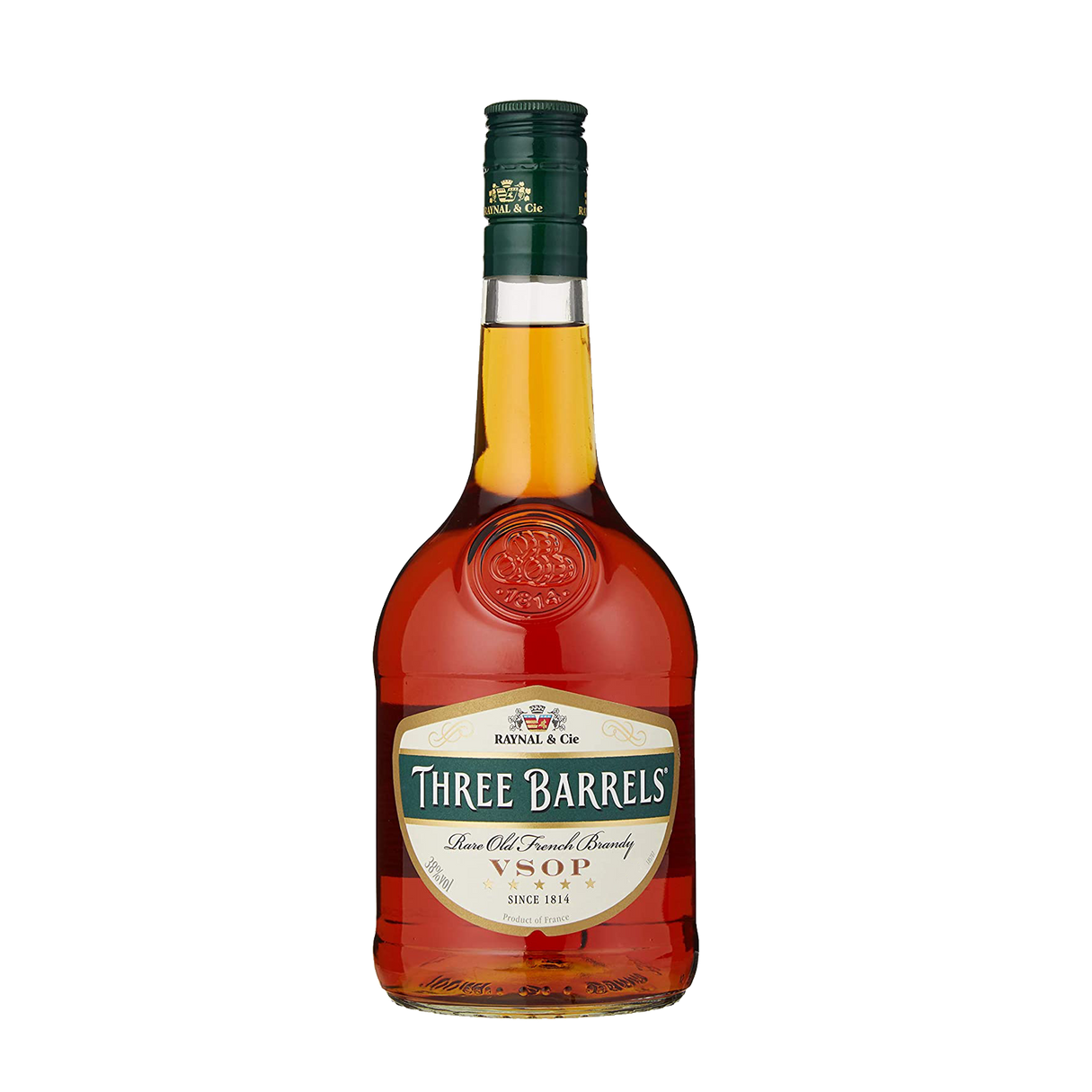 Three Barrels VSOP 38% 1Ltr