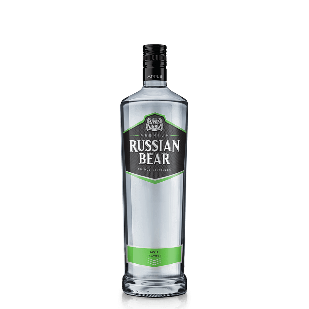 Russian Bear Vodka Apple 1Ltr