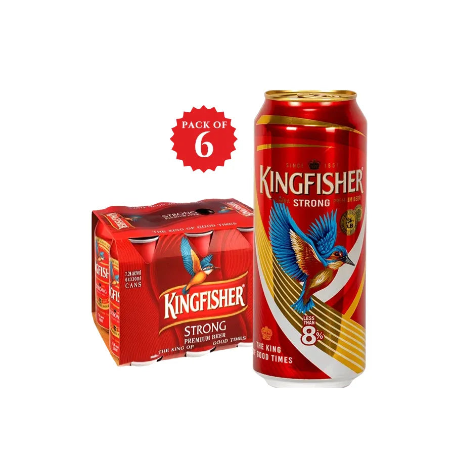 King Fisher Extra Strong Beer Can 50CL