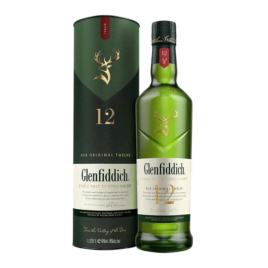 Glenfiddich 12YO Single Malt 1Ltr